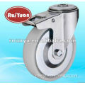 Plastic Bolt hole double brake Standard industrial wheels and casters